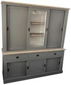 Buffetkast grijs - eiken Gouda 200cm, Huis en Inrichting, Ophalen of Verzenden, Nieuw