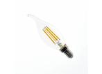 LED filament kaarslamp met tip E14 4W 2700K Dimbaar - Crius, Nieuw, Verzenden
