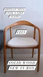 Houten artisan neva look a like stoelen NIEUW In doos, Huis en Inrichting, Stoelen, Nieuw, Japandi scandi scandinavisch eiken design deens wabisabi 