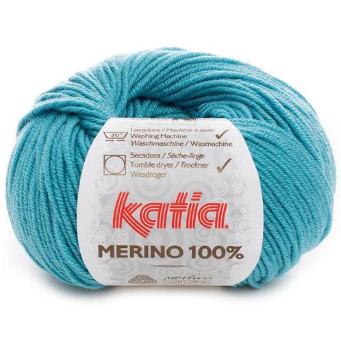 Katia Concept Merino 100% - 55 turquoise - Wol Garen, Hobby en Vrije tijd, Breien en Haken, Ophalen of Verzenden