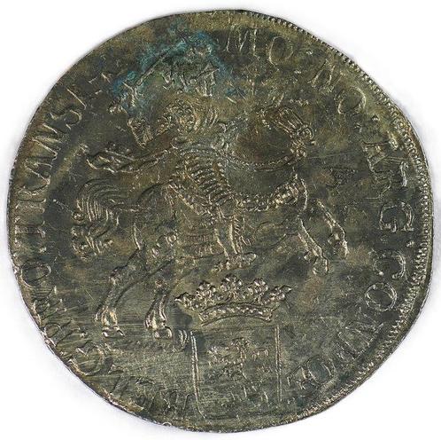 Nederland, Overijssel Dukaton 1733 Shipwreck t Vliegend, Postzegels en Munten, Munten | Nederland
