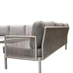 Joshua hoek loungeset 2 delig aluminium latte, Tuin en Terras, Tuinsets en Loungesets, Ophalen of Verzenden, Nieuw