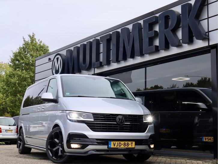 Volkswagen Transporter 2.0 TDI CARAVELLE BULLI 2X SCHUIFDEUR, Auto's, Bestelauto's, Lease, Zwart, Automaat, Overige kleuren, Financial lease