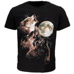 Wolvenroedel Huilen Bij Volle Maan T-Shirt - Officiële, Verzenden, Nieuw