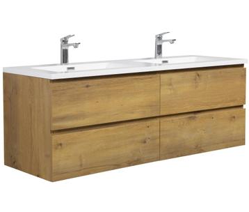 Badkamermeubel Set Angela 140cm Eiken Badmeubel beschikbaar voor biedingen