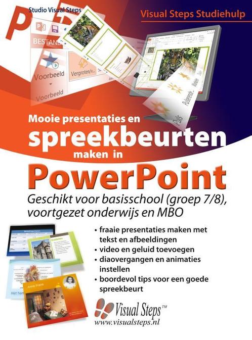 Mooie presentaties en spreekbeurten maken in Powerpoint /, Boeken, Overige Boeken, Gelezen, Verzenden