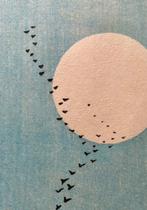 Autumn Moon at Emonzaka - Utagawa Hiroshige (1797-1858) -, Antiek en Kunst