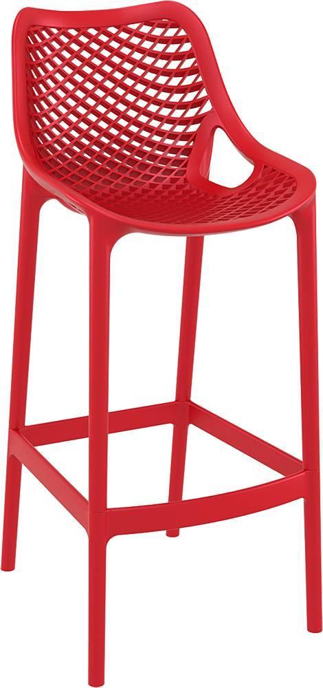 Barkruk Buiten - 75 cm - Air - Rood - Siesta, Huis en Inrichting, Barkrukken, Verzenden
