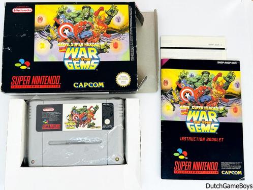 Super Nintendo / Snes - Marvel Super Heroes In War Of The Ge, Spelcomputers en Games, Games | Nintendo Super NES, Gebruikt, Verzenden