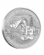 Australische Silver Super Pit 1 oz 2022 (100.000 oplage), Postzegels en Munten, Munten | Oceanië, Verzenden, Losse munt, Zilver