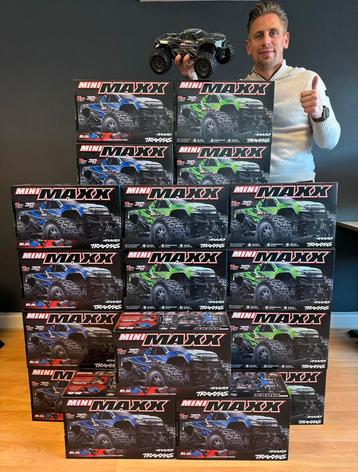 20x Traxxas Mini Maxx BL-2S Monster Truck RTR vanaf €289! beschikbaar voor biedingen