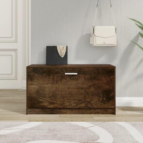 Schoenenbank Eiken 80cm - Retourdeal! 42% Korting, Huis en Inrichting, Kasten | Schoenenkasten, Nieuw, Ophalen of Verzenden
