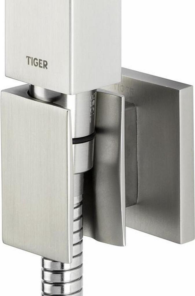 Tiger - Tiger Items Wandhouder Conisch RVS-mat, Doe-het-zelf en Verbouw, Sanitair, Nieuw, Ophalen of Verzenden