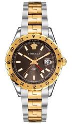 Versace V11040015 Hellenyium GMT heren horloge, Overige merken, Staal, Verzenden, Polshorloge