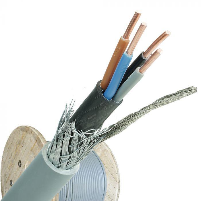 Waskönig Grondkabel - YMvK-as 4x2,5+2,5 mm2 - Haspel van 500, Doe-het-zelf en Verbouw, Elektra en Kabels, Nieuw, Ophalen of Verzenden