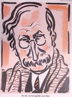 De man van het ogenblik: Léon Blum (lijst optie, Lithos), Antiek en Kunst, Verzenden