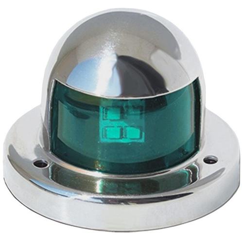Navigatielicht LED 61x46mm Stuurboord Tot 12m Rvs, Watersport en Boten, Navigatiemiddelen en Scheepselektronica, Ophalen of Verzenden