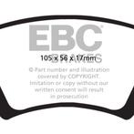 EBC 15+ Audi Q3 2.0 Turbo Redstuff Rear Brake Pads -, Ophalen of Verzenden, Nieuw