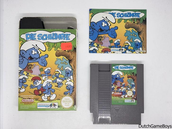Nintendo Nes – Die Schlumpfe - NOE, Spelcomputers en Games, Games | Nintendo NES, Gebruikt, Verzenden