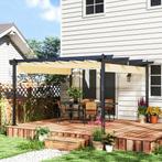 TRUUSK Pergola Ca. 4x4m Tuinpaviljoen, Terrasoverkapping Van, Verzenden, Nieuw