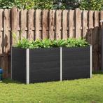 vidaXL Plantenbak verhoogd 200x100x91 cm HKC grijs, Tuin en Terras, Bloembakken en Plantenbakken, 100 cm of meer, Verzenden, Nieuw