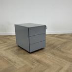 ladeblok vv 3 lades en sleutel, (hxbxd) 52x42x58 cm, grijs, Ophalen of Verzenden, Gebruikt, Metaal