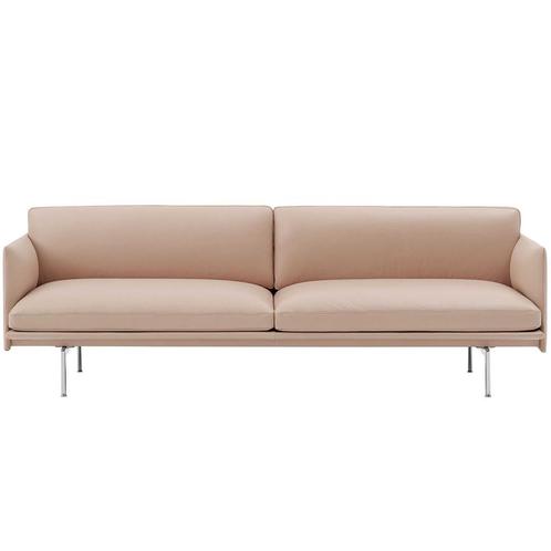 30% Korting | Muuto Outline Bank, Huis en Inrichting, Banken | Bankstellen, Zo goed als nieuw, Metaal, Verzenden
