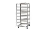 RVS regaalwagen bakery - 800x600mm - 15 niveaus - type h..., Verzenden, Nieuw in verpakking