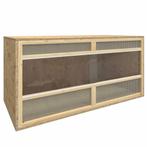 vidaXL Terrarium 100x47x47 cm bewerkt hout, Verzenden, Nieuw