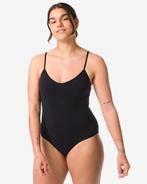 HEMA Licht corrigerende damesbody naadloos katoen zwart, Verzenden, Zwart