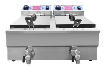 Unnicooking Tafelmodel Elektrische Friteuse | 2 X 8 Liter |, Zakelijke goederen, Horeca | Keukenapparatuur, Nieuw in verpakking