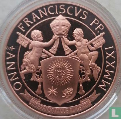 Vaticaan 20 euro 2021 (PROOF) Standbeeld van Sint Petrus, Postzegels en Munten, Munten | Europa | Euromunten, Losse munt, Vaticaanstad