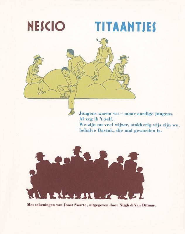 Titaantjes 9789038893037 Nescio, Boeken, Romans, Zo goed als nieuw, Verzenden