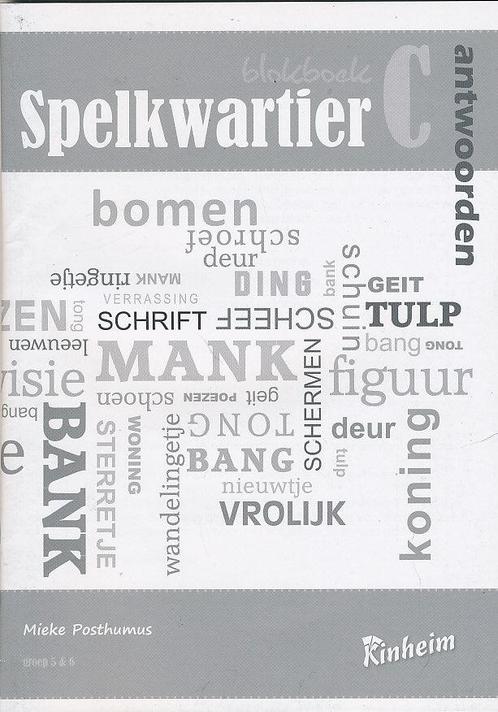 Kinheim Antwoorden Blokboek Spelkwartier C, Boeken, Schoolboeken, Nieuw, Verzenden