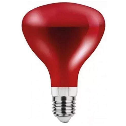 Asalite Infrarood Warmtelamp Rood G95 E27 - 100W - 2800K -, Huis en Inrichting, Lampen | Losse lampen, Nieuw, Verzenden