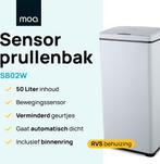 2dekans | MOA Sensor Prullenbak 50 Liter - Geruisloze Deksel, Huis en Inrichting, Ophalen of Verzenden, Gebruikt