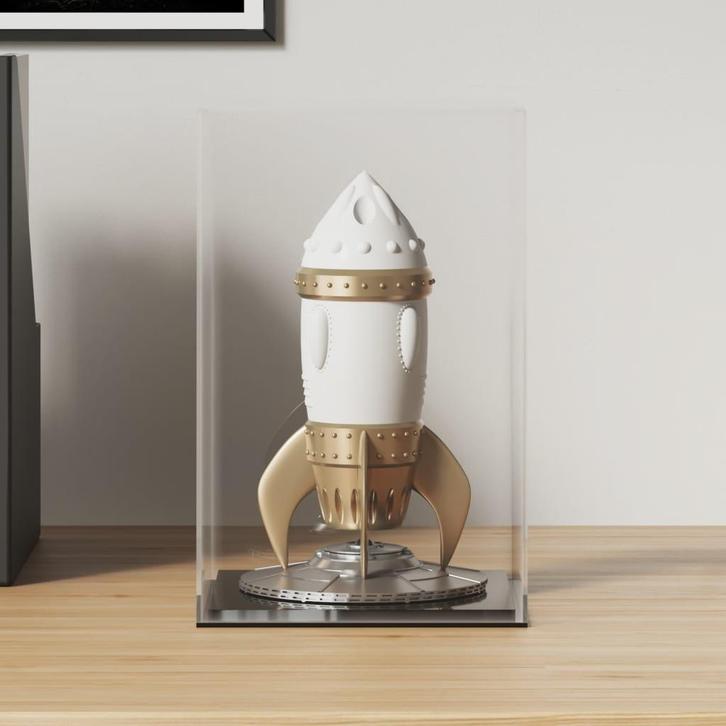 vidaXL Vitrine transparant 14x14x22 cm acryl, Huis en Inrichting, Kasten | Vitrinekasten, Nieuw, Verzenden