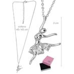Alista  B32310 Ballerina Ketting met Zirkonia Tutu, Verzenden, Nieuw