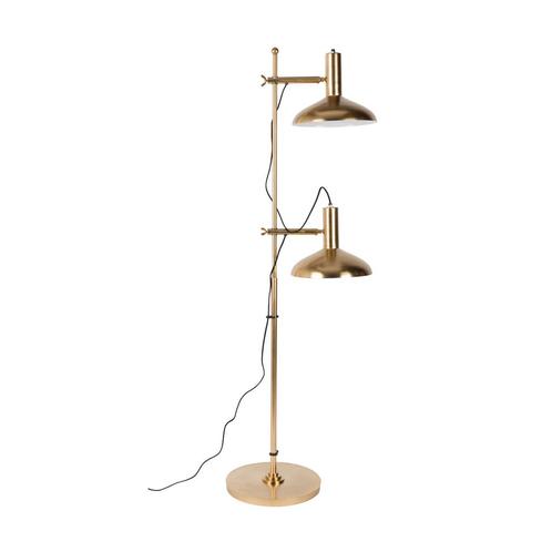 *WOONWINKEL* Dutchbone Karish Staande Lamp Messing, Huis en Inrichting, Lampen | Vloerlampen, Nieuw, Verzenden