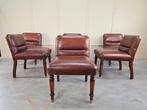 6 high end sheep skin leather dining chairs - Stoel (6) -