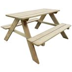 Picknicktafel voor kinderen 89x89,6x50,8 cm grenenhout, Nieuw, Verzenden