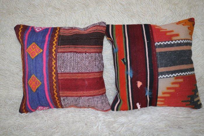 Twee patchwork - Kussen, Antiek en Kunst, Kunst | Designobjecten