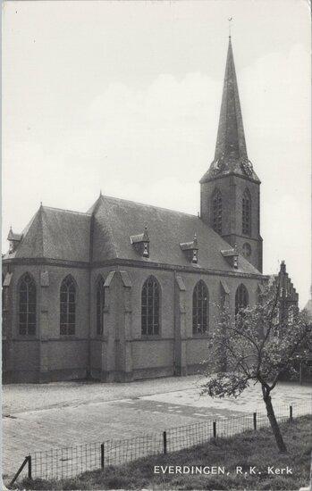 EVERDINGEN - R.K. Kerk, Verzamelen, Ansichtkaarten | Nederland, Verzenden