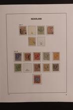 Nederland 1852/1941 - Verzameling op bladen - met enkele, Postzegels en Munten, Postzegels | Nederland, Gestempeld