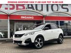 Peugeot 3008 1.2 PURETECH AUT. 130PK GT-LINE HALF-LEER NAVI, Auto's, Automaat, Wit, Nieuw, Lease