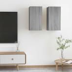 Tv-meubelen 2 st 30,5x30x60 cm bewerkt hout grijs sonoma..., Huis en Inrichting, Kasten | Televisiemeubels, Nieuw, Verzenden
