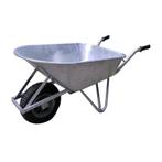 Kruiwagens Kruiwagen 120L Gegalvaniseerd Metaal Rondneus..., Doe-het-zelf en Verbouw, Transportwagens, Ophalen of Verzenden, Nieuw