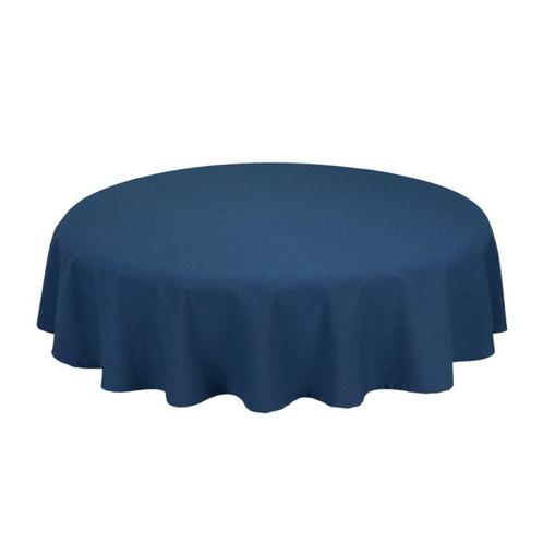 Tafelkleden Rond Navy Blauw 275cm Ø - Treb SP, Huis en Inrichting, Tafelkleden, Nieuw, Verzenden