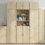 vidaXL buffetkast 70x42,5x185 cm bewerkt hout sonoma, Minder dan 50 cm, Verzenden, Nieuw, Minder dan 100 cm