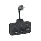 Kobi Verlengsnoer - 2 stopcontacten + 3x USB-A & 1x USB-C..., Ophalen of Verzenden, Nieuw